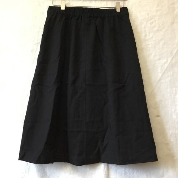 Bega Black Midi A-Line Skirt - Picture 11 of 16